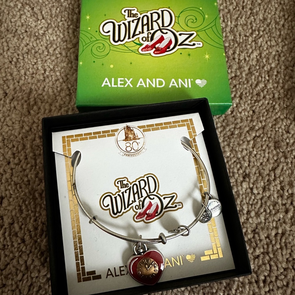 Alex and Ani Wizard of Oz Charm Bracelet - heart